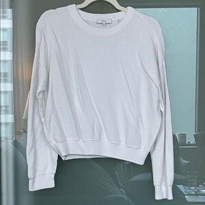 Vince White Knit Pullover